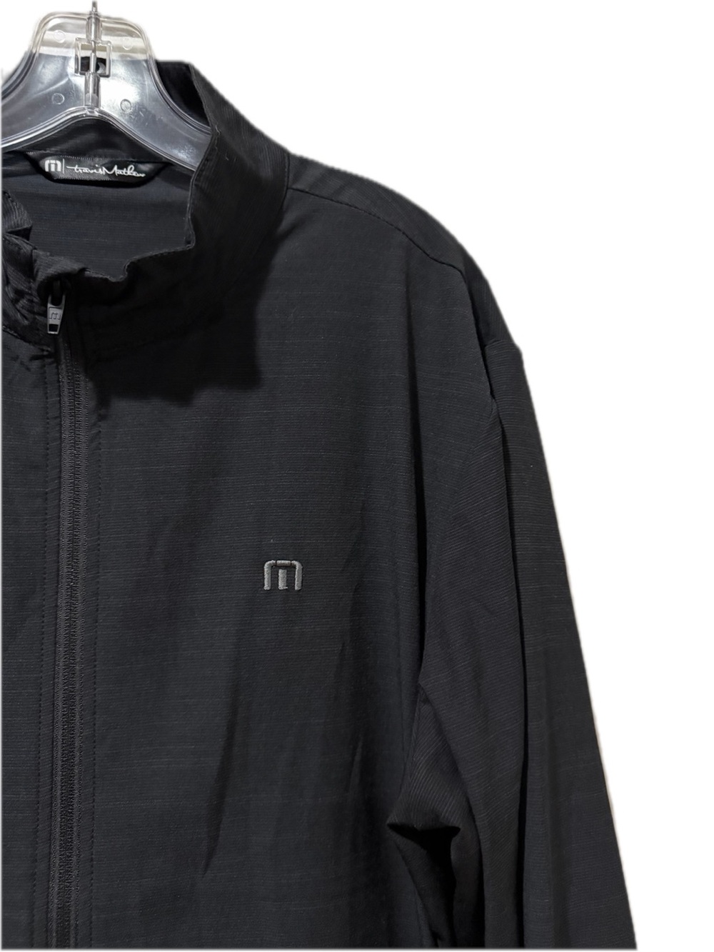Travis Mathew XL Black Surfside Full Zip Long Sleeve Lightweight Jacket C - Picture 3 of 6